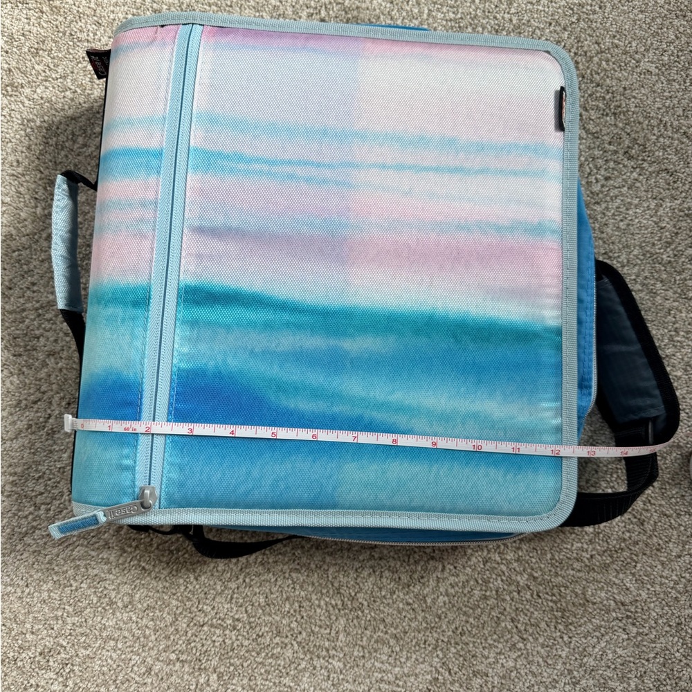 Pastel Blue and Pink Kids Organizer Binder NWOT